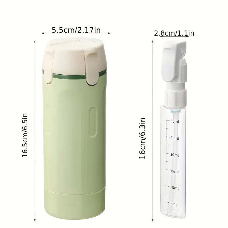 4-in-1 Refillable Travel Dispenser Bottle